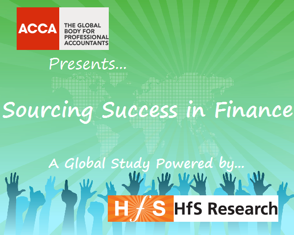 Are you achieving sourcing success with your finance?  ACCA and HfS have teamed up to find out…