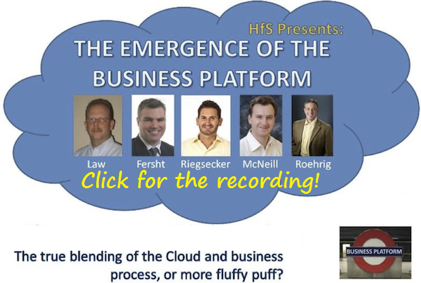 In case you missed today’s webcast on Business Platforms, here’s the re-run