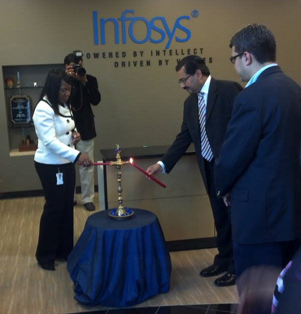 Infosys is officially processing in America to give y’all some BPO