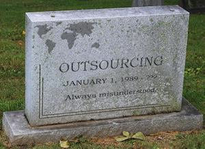 Accenture de-emphasizes the term “outsourcing” – is this the final death knell for the O word?